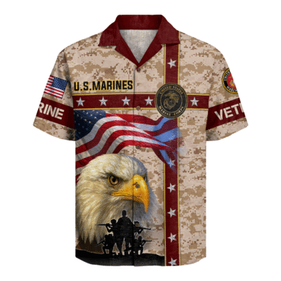 US MARINE 250th Years Of Service Hawaiian Shirt