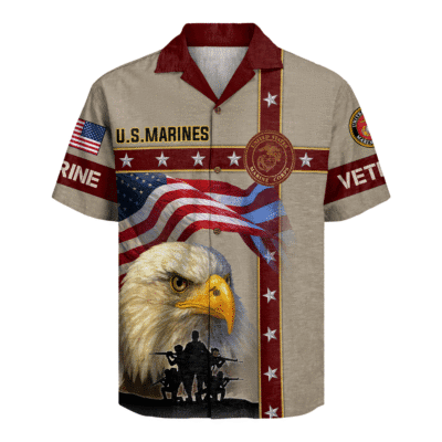 US MARINE 250th Years Of Service Hawaiian Shirt