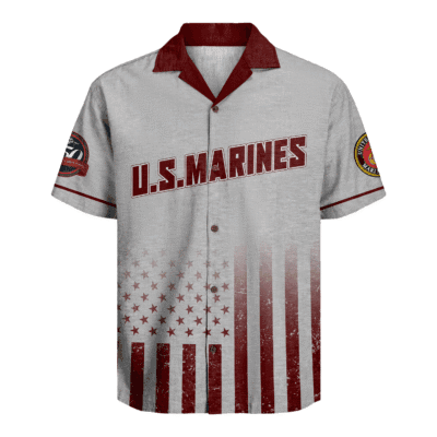US MARINE 250th Years Of Service Hawaiian Shirt