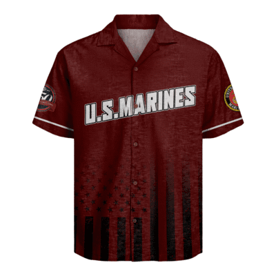 US MARINE 250th Years Of Service Hawaiian Shirt