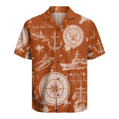 US Navy 250th Years Of Service Hawaiian Shirt