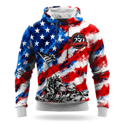 US MARINE 250th Years Of Service All-over Hoodie