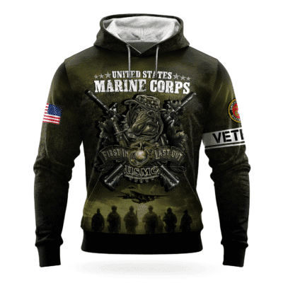 US MARINE 250th Years Of Service All-over Hoodie