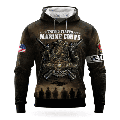 US MARINE 250th Years Of Service All-over Hoodie