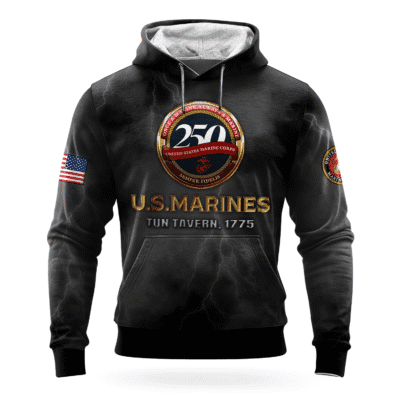 US MARINE 250th Years Of Service All-over Hoodie