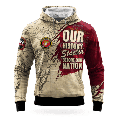 US MARINE 250th Years Of Service All-over Hoodie