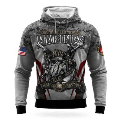 US MARINE 250th Years Of Service All-over Hoodie