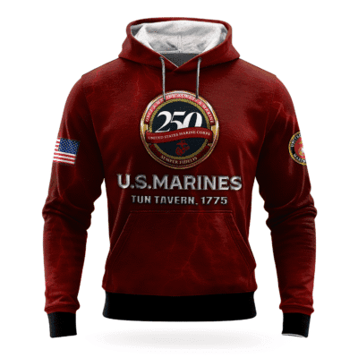 US MARINE 250th Years Of Service All-over Hoodie