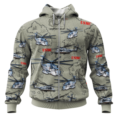 US MARINE 250th Years Of Service All-over Hoodie