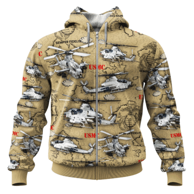 US MARINE 250th Years Of Service All-over Hoodie