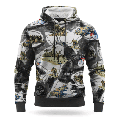 US MARINE 250th Years Of Service All-over Hoodie