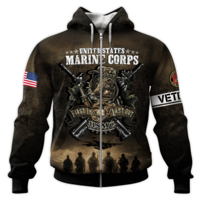 US MARINE 250th Years Of Service All-over Hoodie