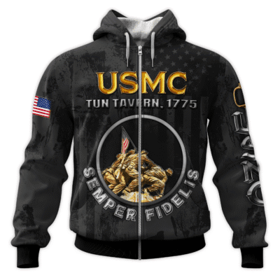 US MARINE 250th Years Of Service All-over Hoodie