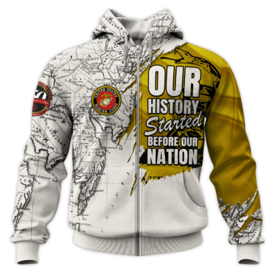 US MARINE 250th Years Of Service All-over Hoodie
