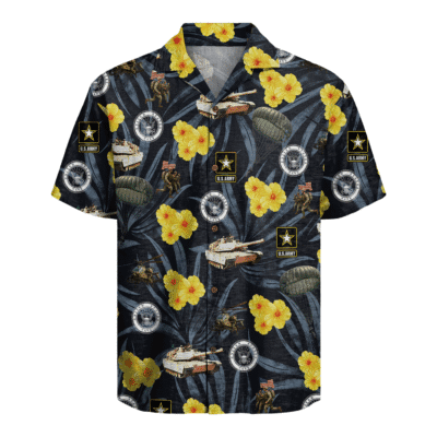 US Army & Navy 250th Years Of Service Hawaiian Shirt
