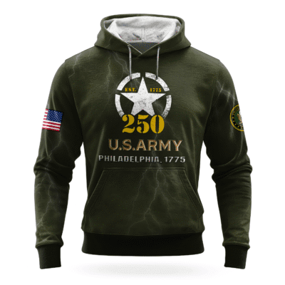 US ARMY 250th Years Of Service All-over Hoodie