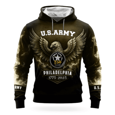 US ARMY 250th Years Of Service All-over Hoodie