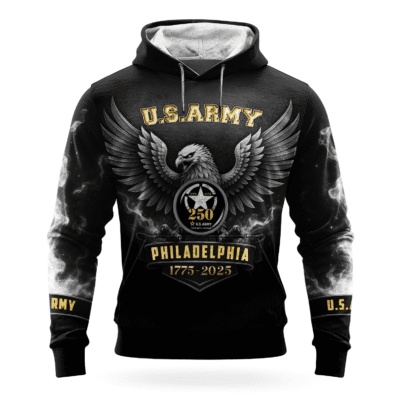 US ARMY 250th Years Of Service All-over Hoodie