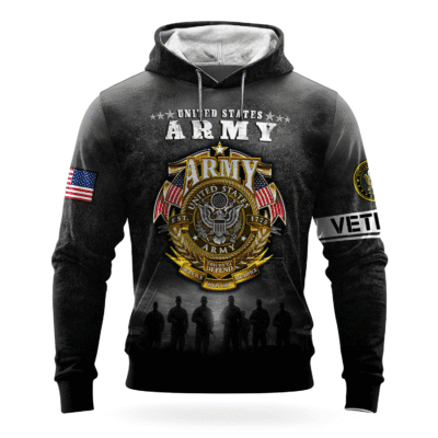 US ARMY 250th Years Of Service All-over Hoodie