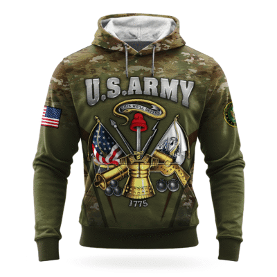 US ARMY 250th Years Of Service All-over Hoodie
