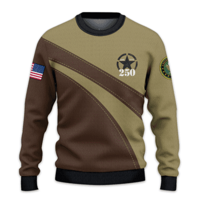 US ARMY 250th Years Of Service Fleece Sweatshirt