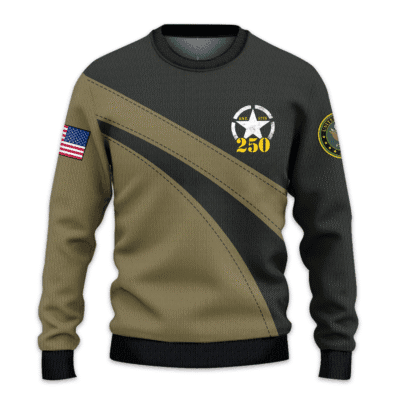 US ARMY 250th Years Of Service Fleece Sweatshirt