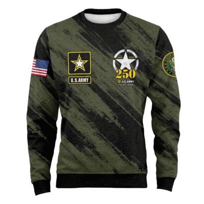 US ARMY 250th Years Of Service Fleece Sweatshirt