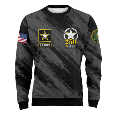 US ARMY 250th Years Of Service Fleece Sweatshirt
