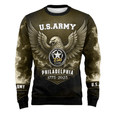 US ARMY 250th Years Of Service Fleece Sweatshirt