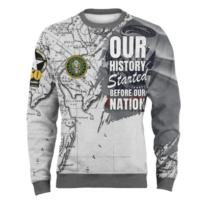 US ARMY 250th Years Of Service Fleece Sweatshirt
