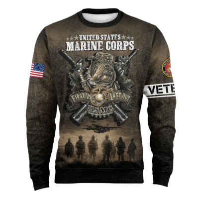 US MARINES 250th Years Of Service Fleece Sweatshirt