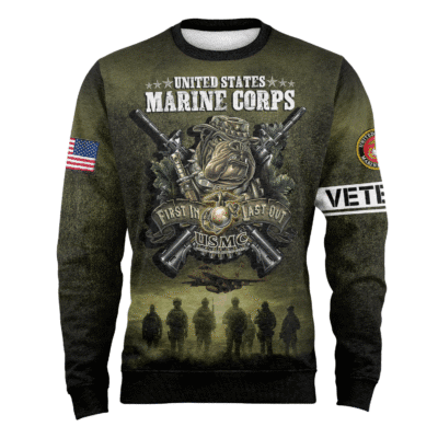 US MARINES 250th Years Of Service Fleece Sweatshirt