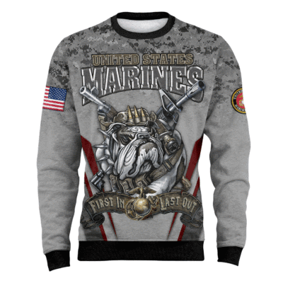 US MARINES 250th Years Of Service Fleece Sweatshirt