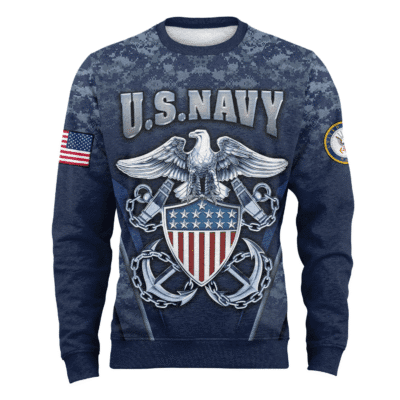 US NAVY 250th Years Of Service Fleece Sweatshirt