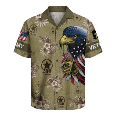 US ARMY 250th Years Of Service Hawaiian Shirt