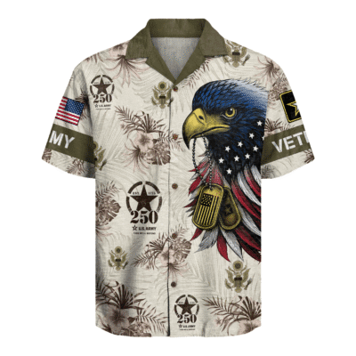 US ARMY 250th Years Of Service Hawaiian Shirt