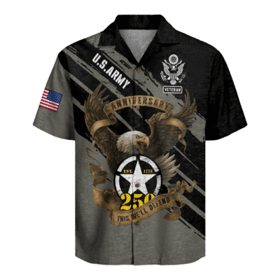 US ARMY 250th Years Of Service Hawaiian Shirt