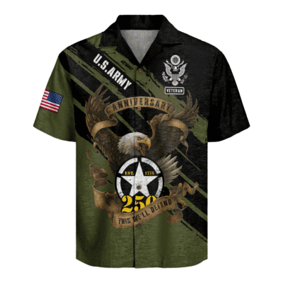 US ARMY 250th Years Of Service Hawaiian Shirt