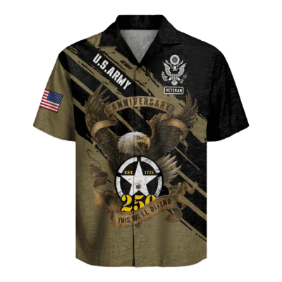 US ARMY 250th Years Of Service Hawaiian Shirt