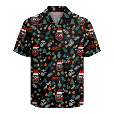 US MARINES 250th Years Of Service Christmas Hawaiian Shirt