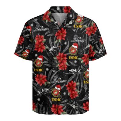 US MARINES 250th Years Of Service Christmas Hawaiian Shirt