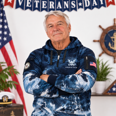 US Navy Quarter Zip Hoodie