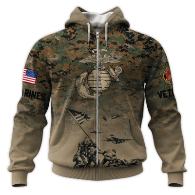 US MARINE 250th Years Of Service All-over Hoodie