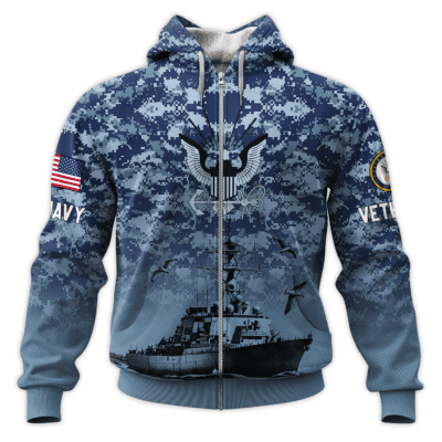 US NAVY 250th Years Of Service All-over Hoodie