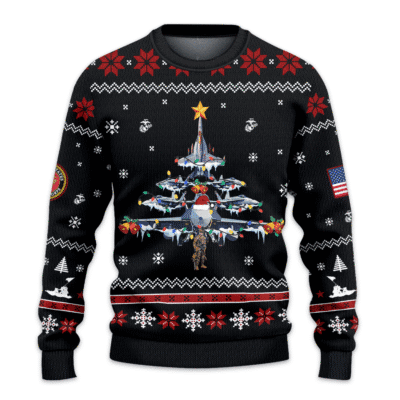US MARINES 250th Years Of Service All-over-print Sweater
