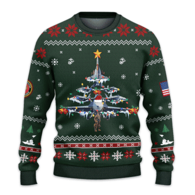 US MARINES 250th Years Of Service All-over-print Sweater