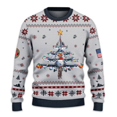 US MARINES 250th Years Of Service All-over-print Sweater