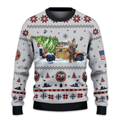 US MARINES 250th Years Of Service All-over-print Sweater