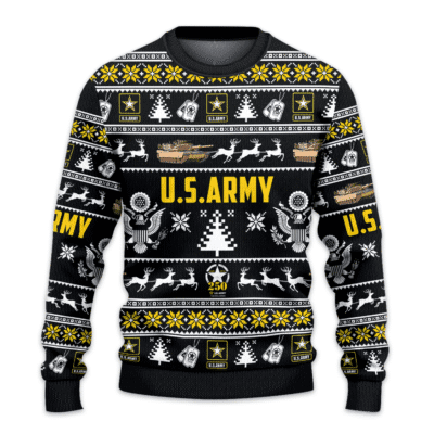 US ARMY 250th Years Of Service All-over Sweater