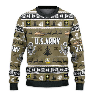 US ARMY 250th Years Of Service All-over Sweater